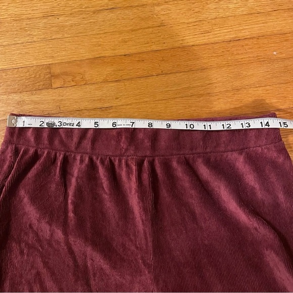 LuLaRoe Women’s Maroon Stretch Corduroy Great Outdoors Skinny Fit Pants Large - Picture 8 of 8